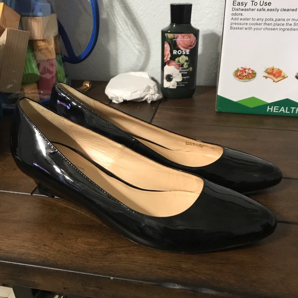 Cole Haan Patent Leather Wedges